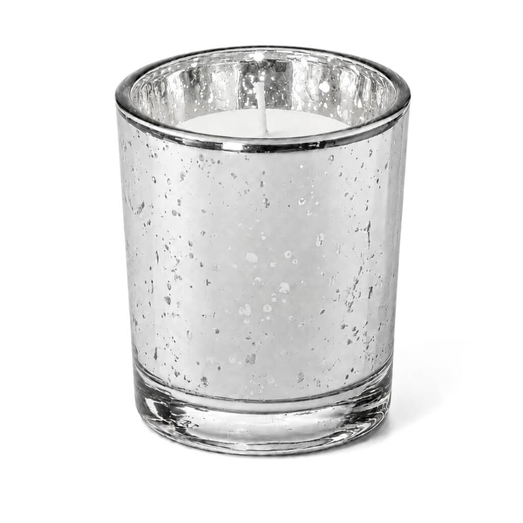 Decorative Candle, Richland Silver Mercury Votive Holders Set for Living Rooms, Bedrooms and Relaxing Evenings image 2