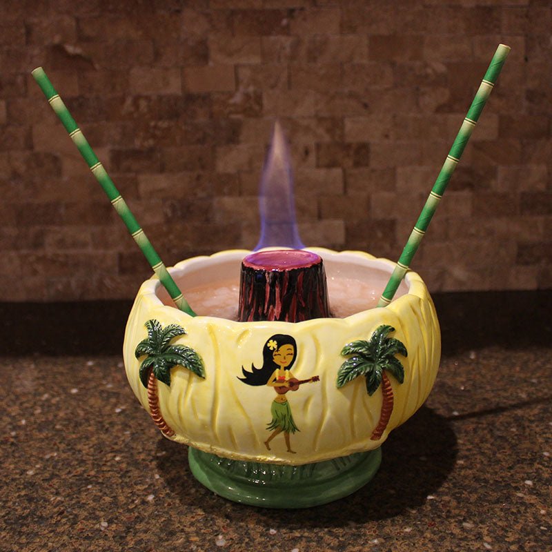 Drinkware, BarConic Volcano Bowl 32 ounces for Everyday Drinks, Home and Entertaining, Designed for Everyday Home Use image 2