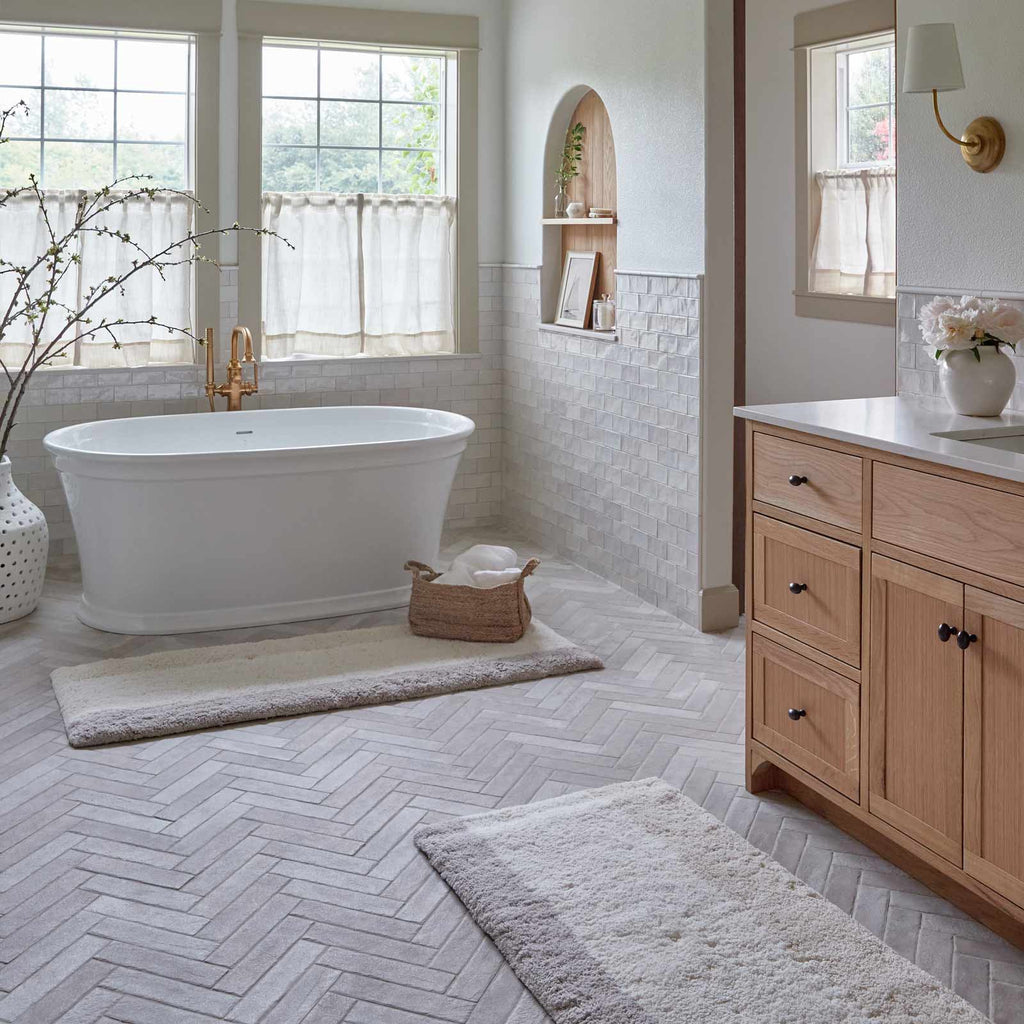 Bath Mat, Comfy Riley for Bathroom Floor Comfort, Shower Areas and Guest Baths, 6 Size Options image 2