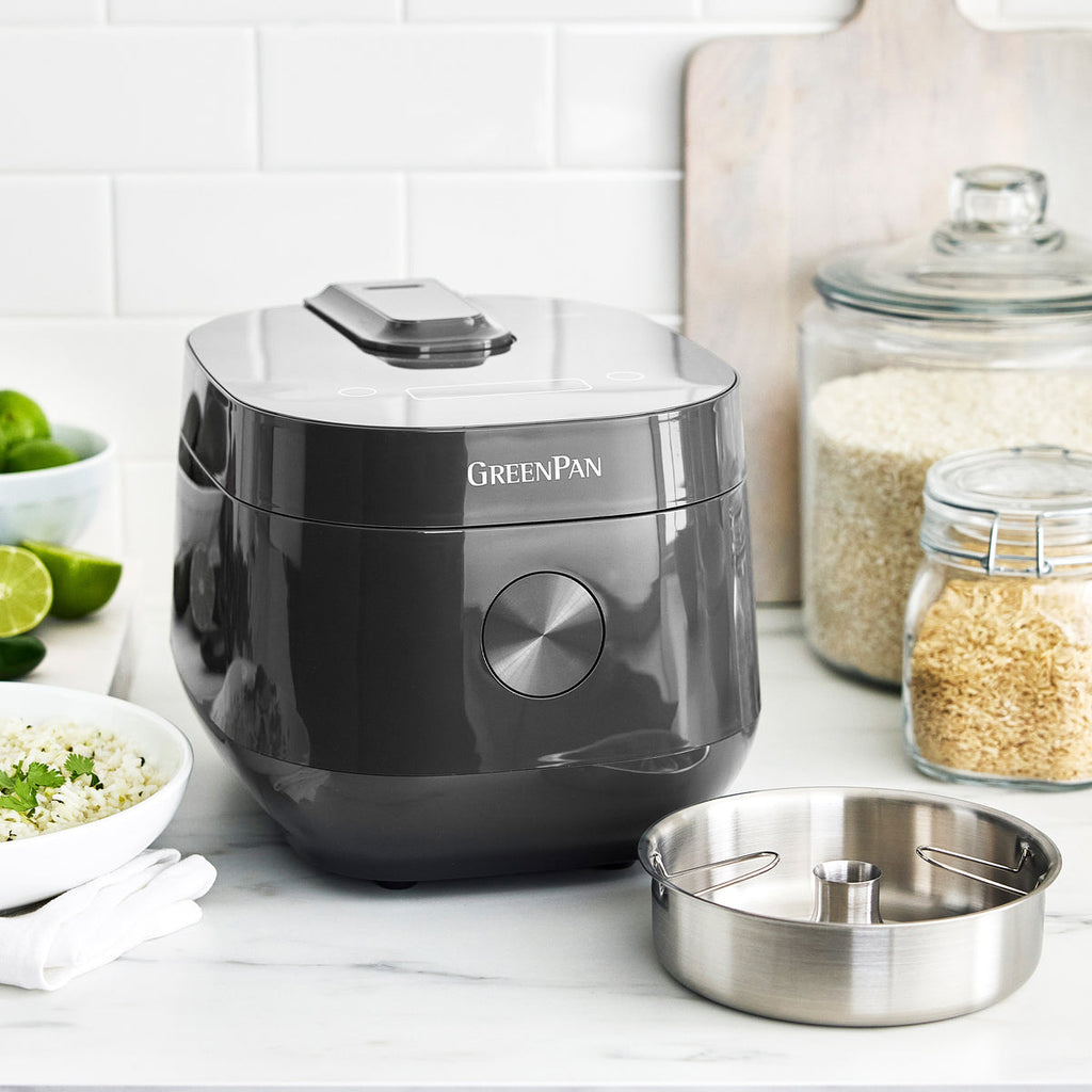 Drinkware, Bistro 8 Cup Carb Reducing Rice Cooker for Kitchen Tables, Workspaces and Daily Hydration image 2