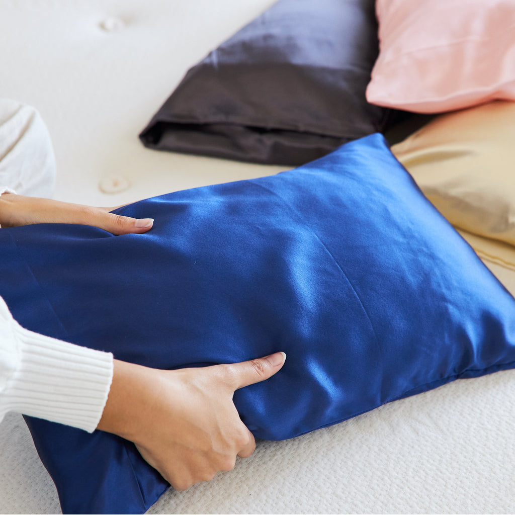 Pillowcase, Mini Silk, Organic Cotton Shell for Everyday Bedding and Bedroom Refreshes, 3 Color Options image 2
