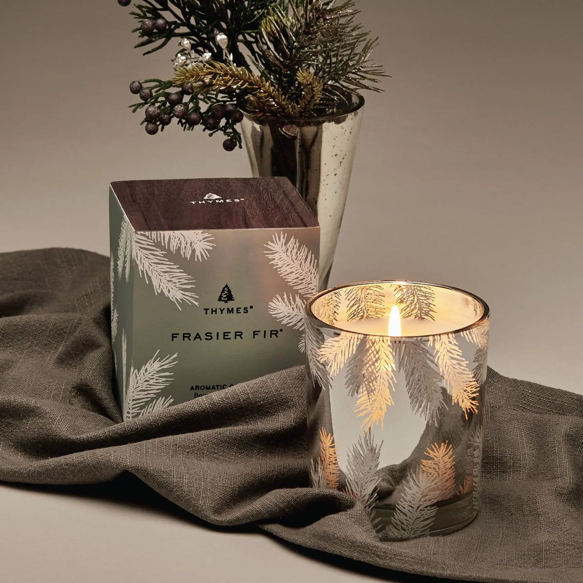 Decorative Candle, Frasier Fir Statement Boxed 6.5oz. for Entryways, Mantels and Everyday Home Ambience image 2
