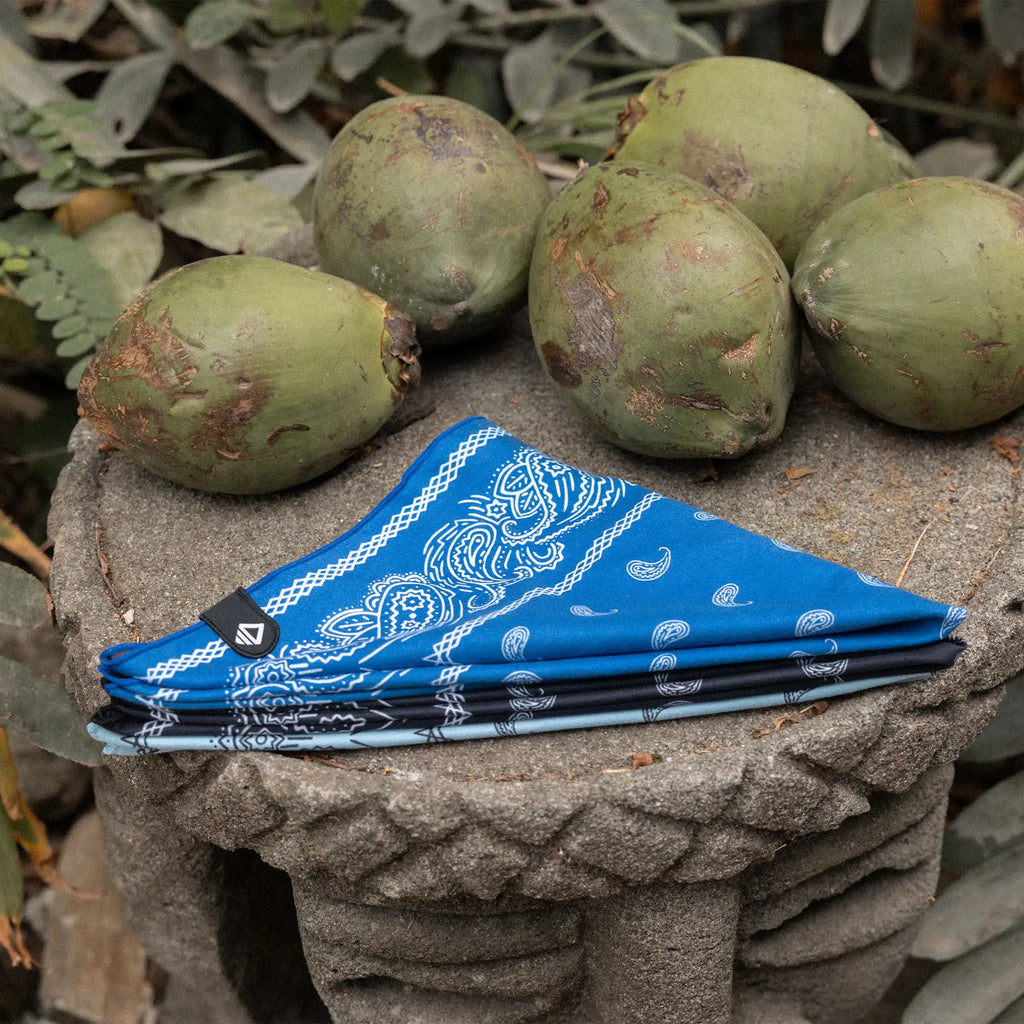 Bath Linen, Bandana Towel: Paisley Stellar Blue for Home Bathrooms and Everyday Care, Designed for Daily Bathroom Routines and Guest Baths image 2