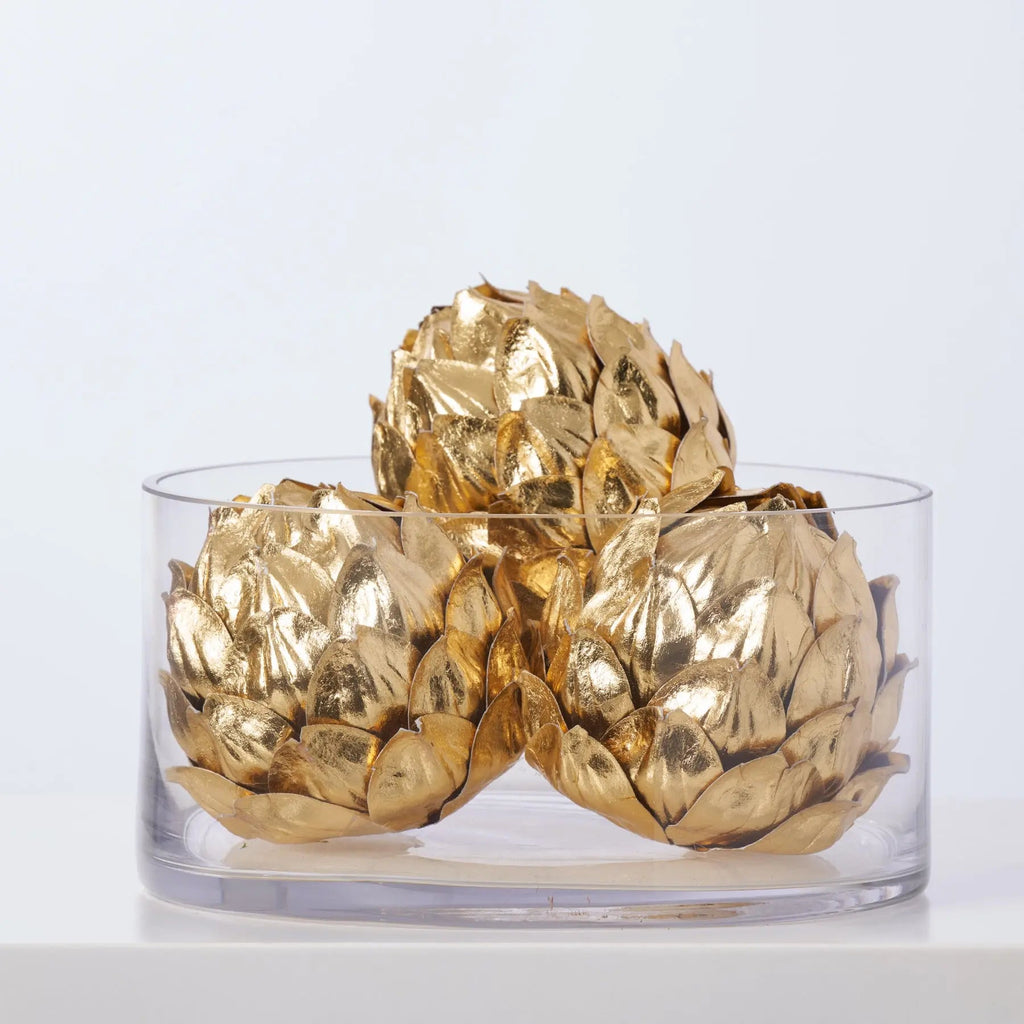 Dinnerware, Metallic Gold Artichoke Décor Holiday Glam for Family Dining, Serving and Entertaining image 2