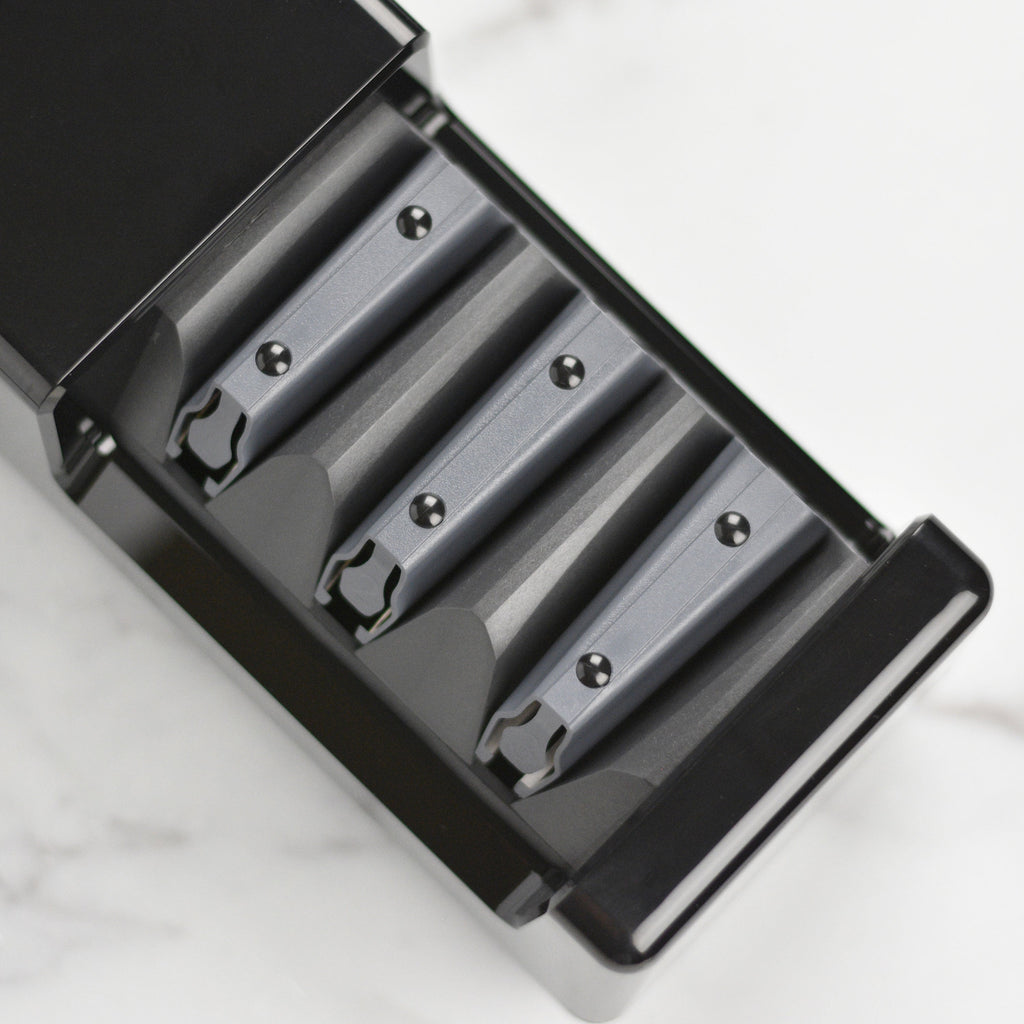 Rolling Knife Sharpener, 3 Stage Precision Edge 14 Degree Electric for Everyday Meal Prep and Home Kitchens image 2