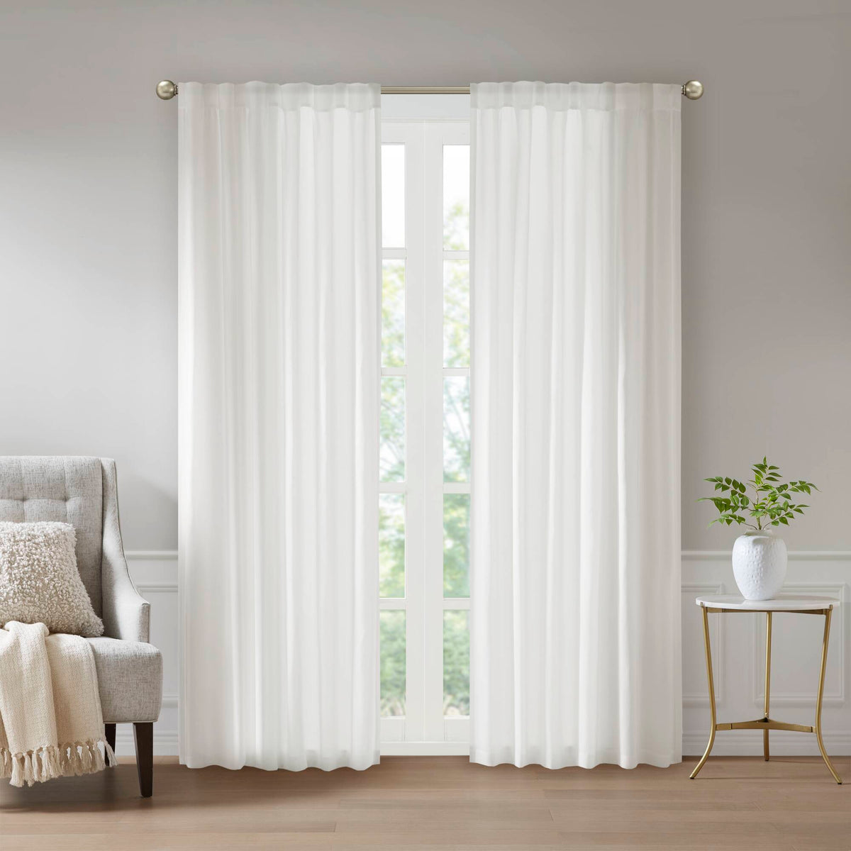 Window Curtain, Lexus Rod Pocket with Back Tab Privacy Pair, Lightweight Design for Windows, Room Styling and Everyday Privacy image 2