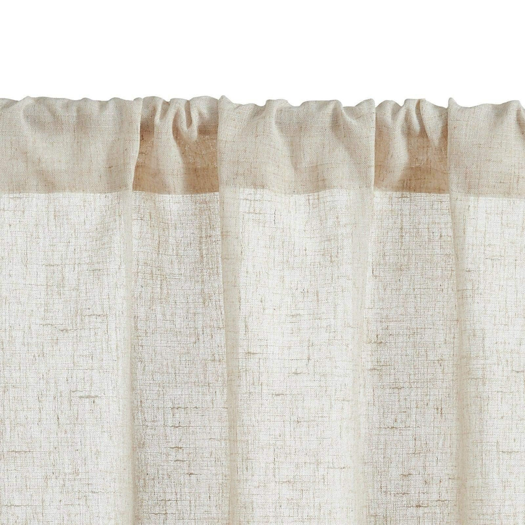 Window Curtain, Linen Textured Tier Kitchen Curtains (2, Lightweight Design for Windows, Room Styling and Everyday Privacy image 2