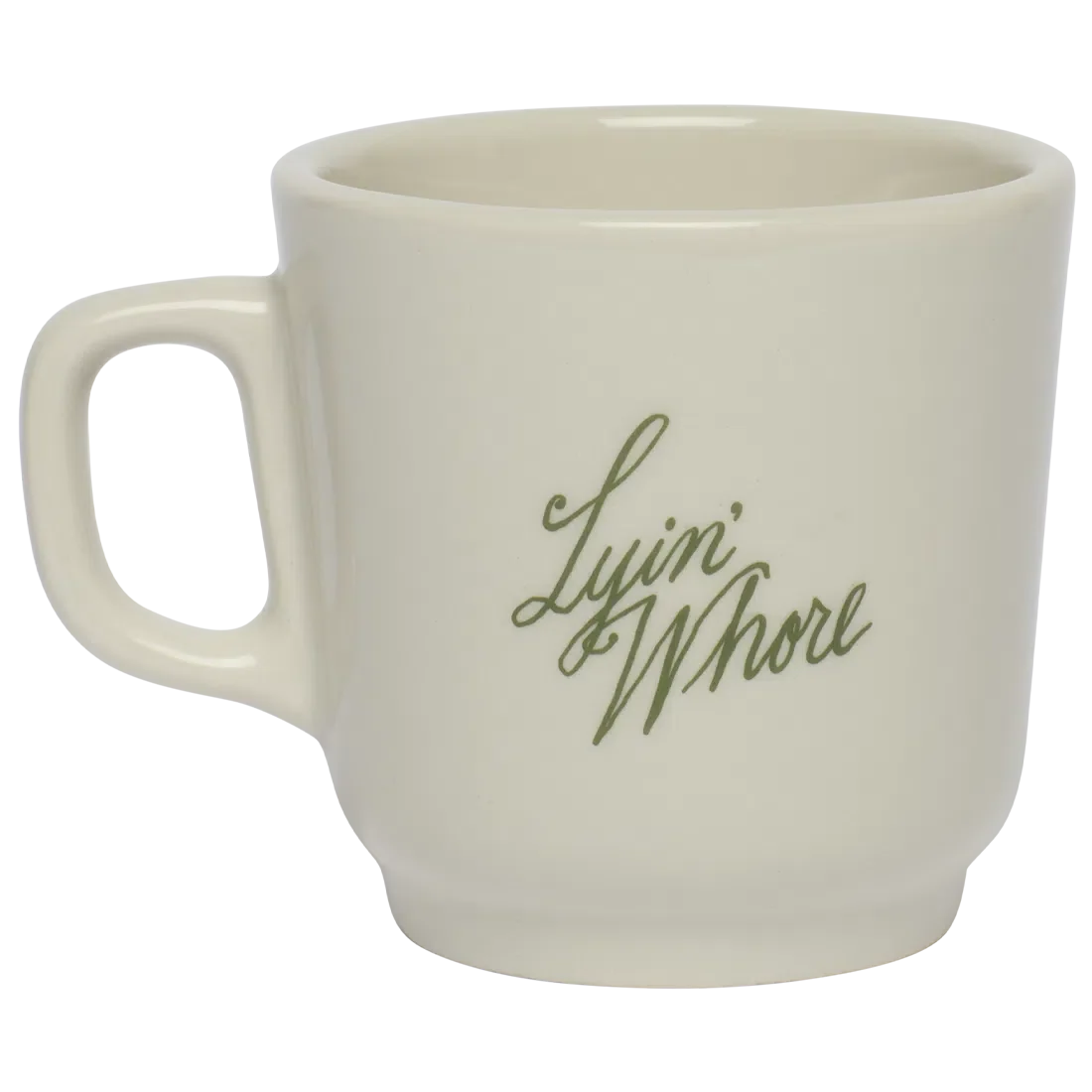 Coffee Mug, PLEASANTRIES LYIN WHORE (8.75OZ) for Everyday Drinks, Home and Entertaining, Designed for Everyday Home Use image 2
