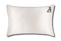 Pillowcase, Embroidered Initial, White 20 x 30 Inch, Invisible Zipper for Compatible Queen Pillows, Guest Beds and Bedroom Styling image 2