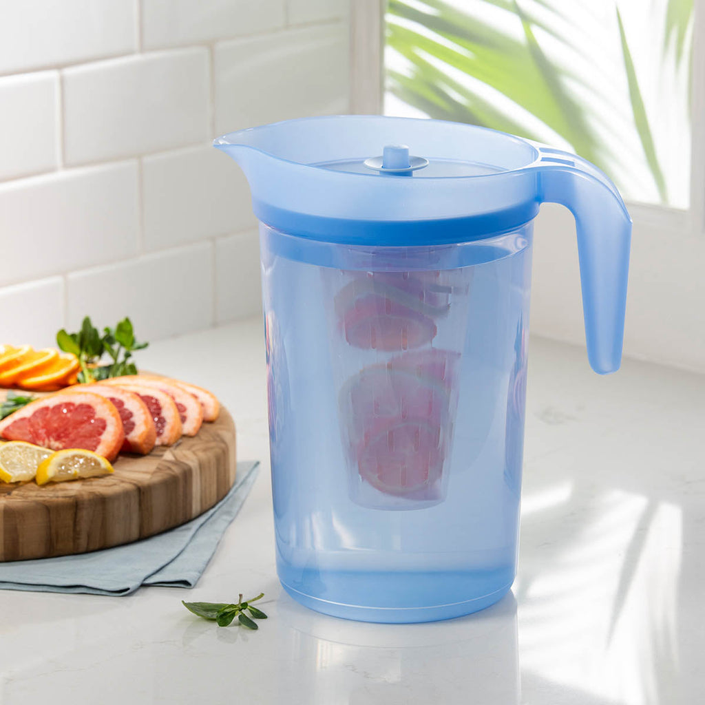 Dinnerware, Ilumina 1 Gallon Pitcher with Infuser 1 Gal for Family Dining, Serving and Entertaining image 2