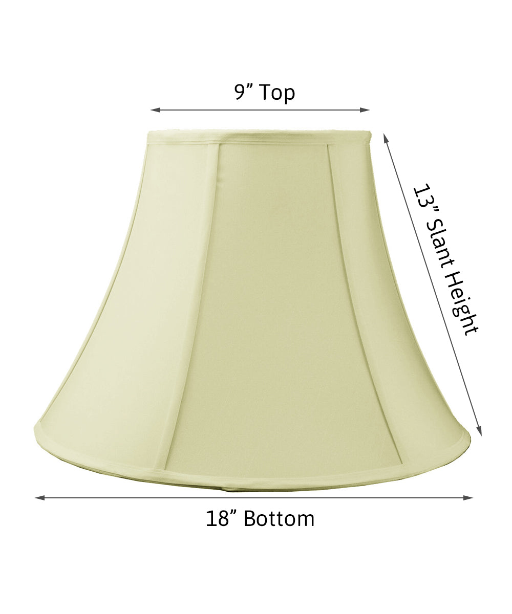 Fabric Lamp Shade, 18"W x 14"H Egg Shell Shantung Bell for Table Lamps, Floor Lamps and Soft Room Lighting image 2