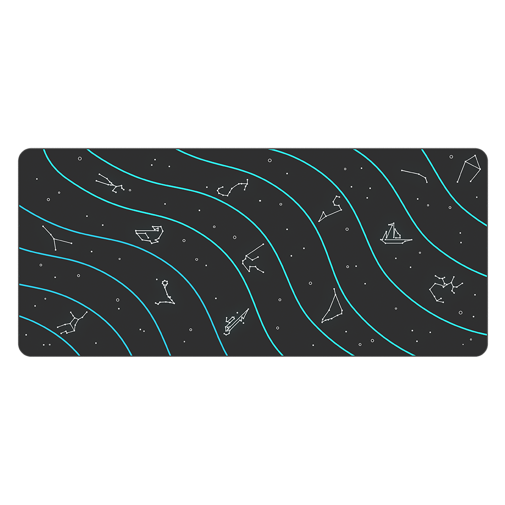 Desk Mat, Oni Deskpad Constellation, Non-Slip Design for Home Offices, Gaming and Daily Computer Work image 2