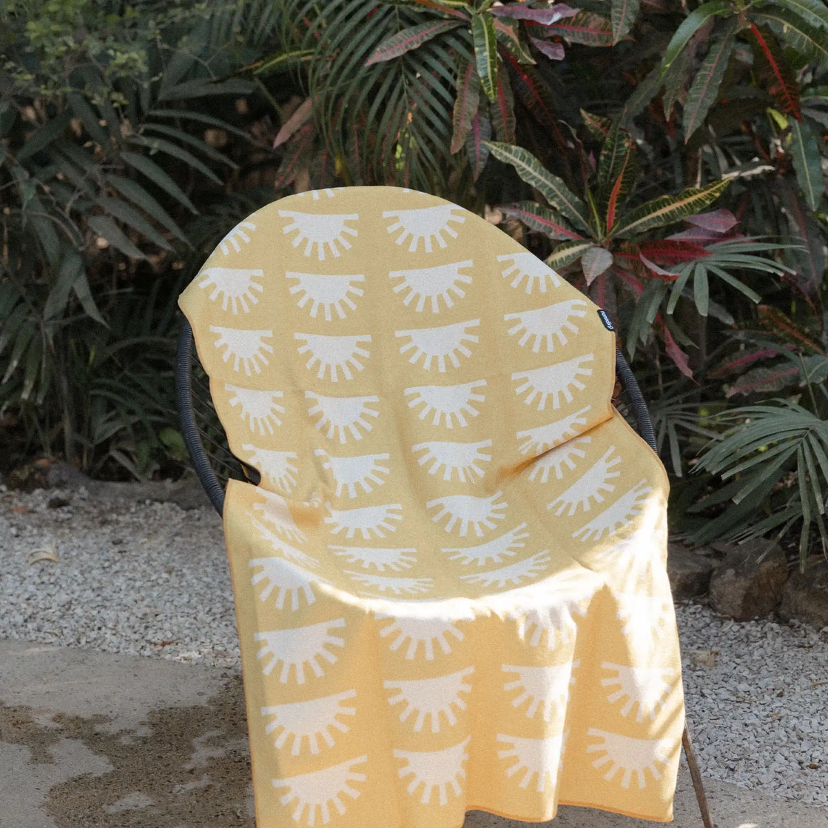 Bath Linen, Original Towel: Sunshine Amber Sun for Home Bathrooms and Everyday Care, Designed for Daily Bathroom Routines and Guest Baths image 2