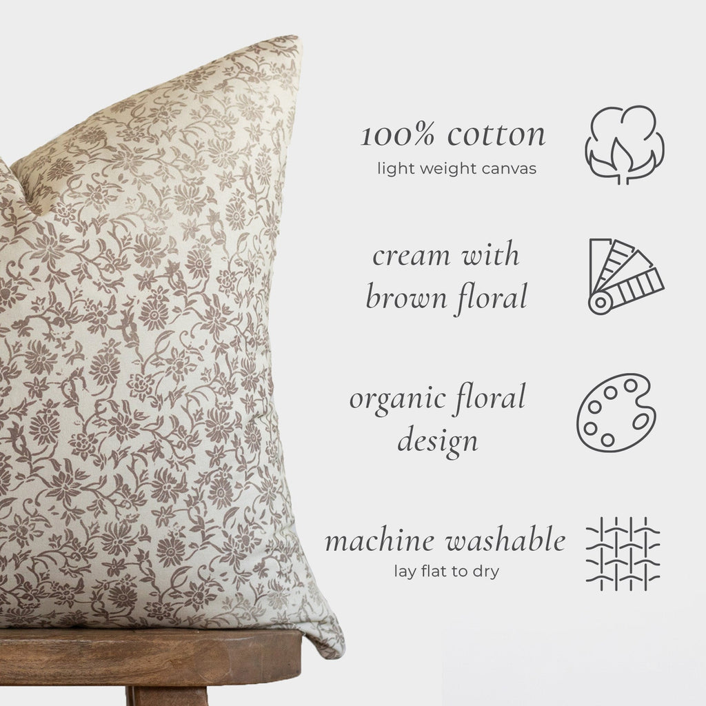 Decorative Pillow Cover Set, August 18" 22" 24", Machine-Washable Care for Bedroom Styling and Living Room Decor, 4 Size Options image 2