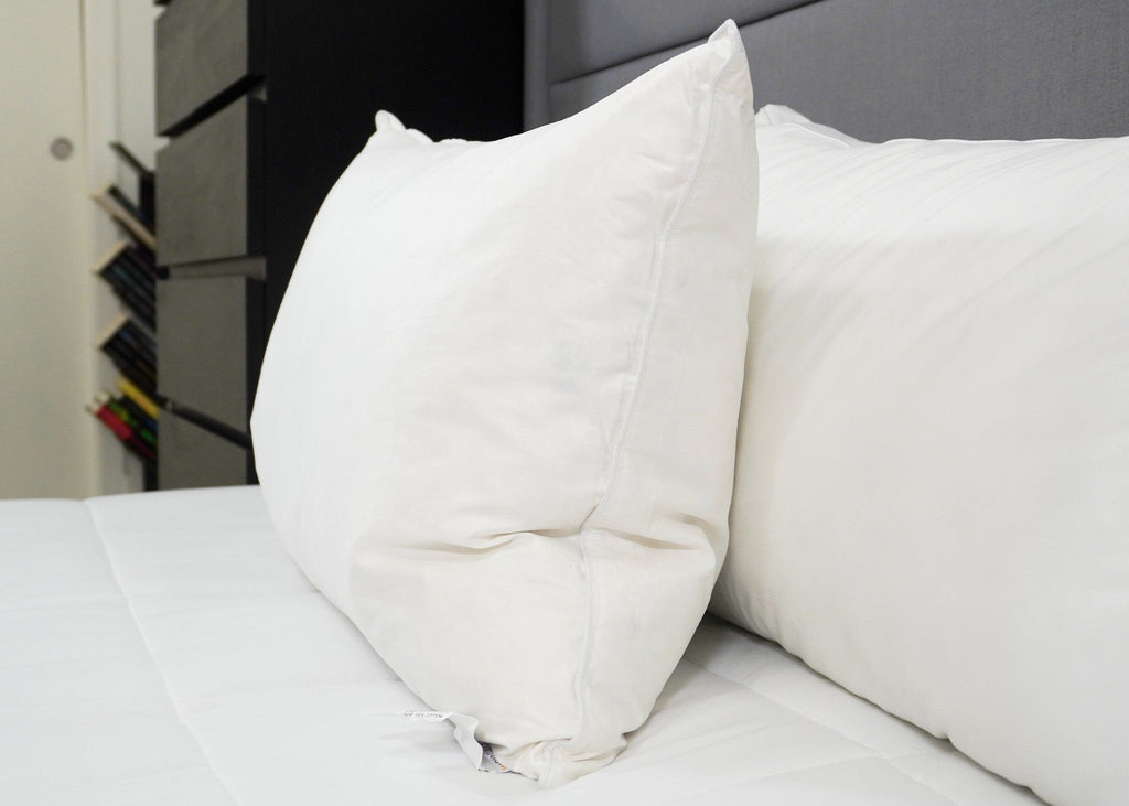 Bed Pillow, Etc. 25% White Goose 75% White Goose Feather, Hypoallergenic Comfort for Sleeping, Reading and Bedroom Comfort, 4 Size Options image 2