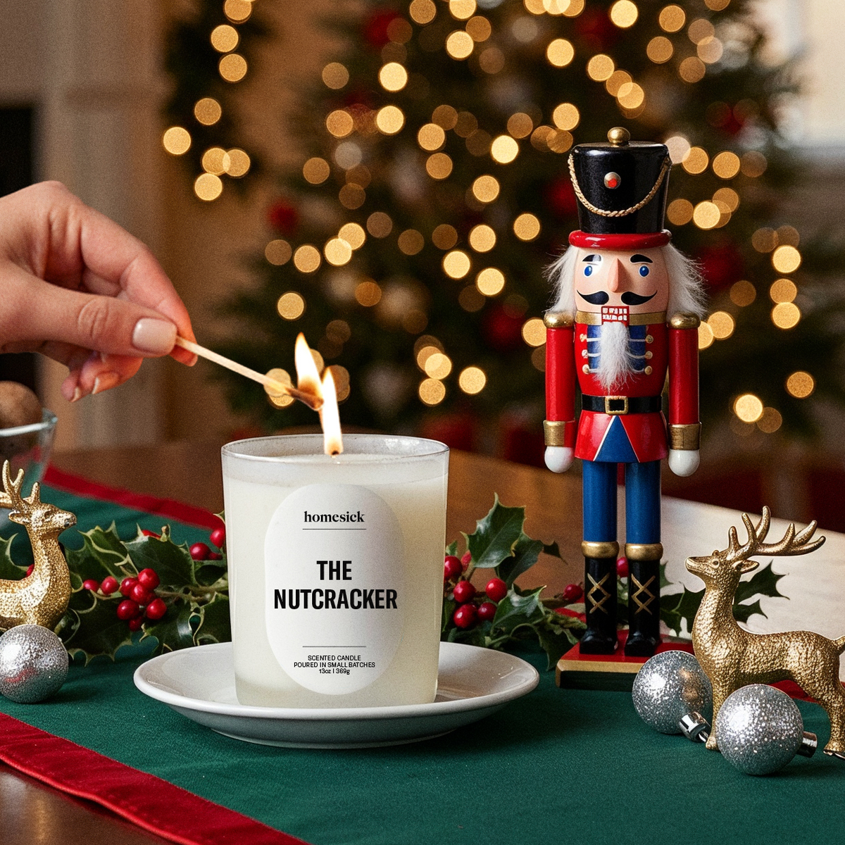 Decorative Candle, Nutcracker for Entryways, Mantels and Everyday Home Ambience, Designed for Living Rooms, Bedrooms and Relaxing Evenings image 2