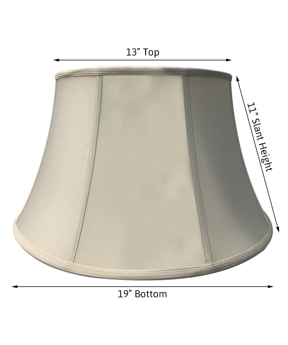 Glass Lamp Shade, 19"W x 11"H Egg Shell Floor Shantung Lampshade for Wall Lights, Pendant Fixtures and Replacement Lighting image 2