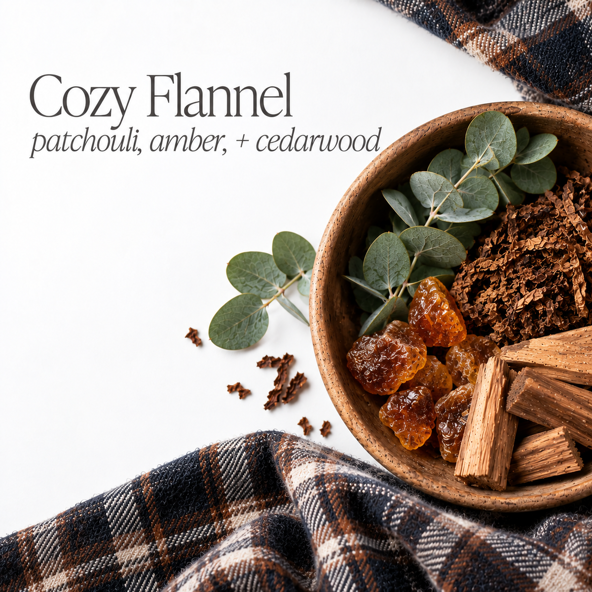 Decorative Candle, Cozy Flannel 16 oz for Entryways, Mantels and Everyday Home Ambience, Designed for Everyday Home Use image 2