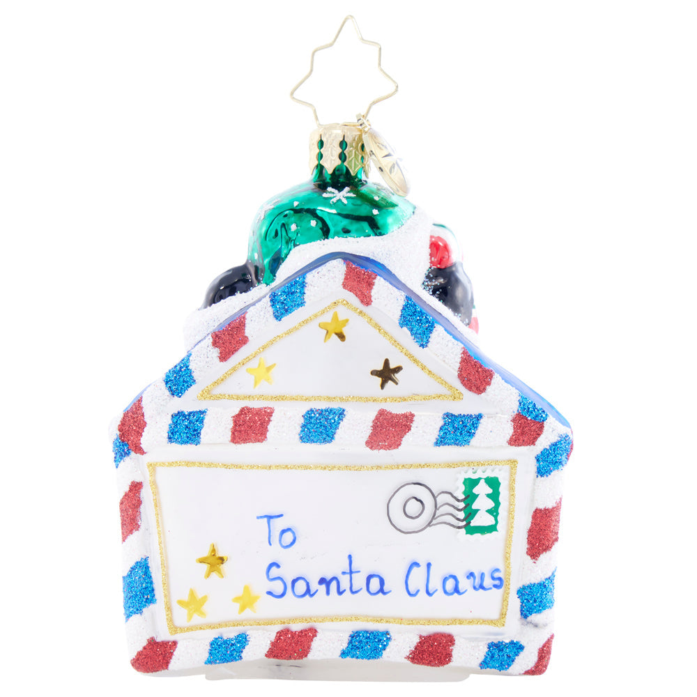Seasonal Home Decor, Penguin Delivery Gem for Mantels, Tables and Seasonal Decorating, Designed for Everyday Home Use image 2