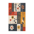 Area Rug, Midsummer Bloom Blue & Red for Hallways, Dining Spaces and Home Decor, 9 Size Options image 2