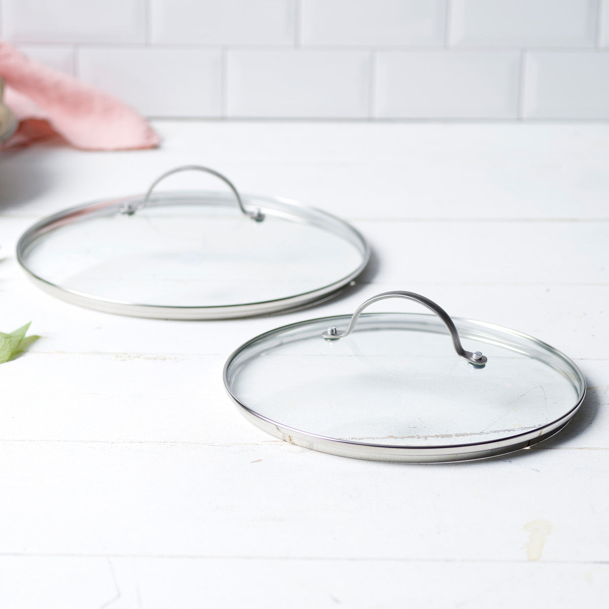 GreenPan Glass Lid Set - 9.5" & 11" image 2