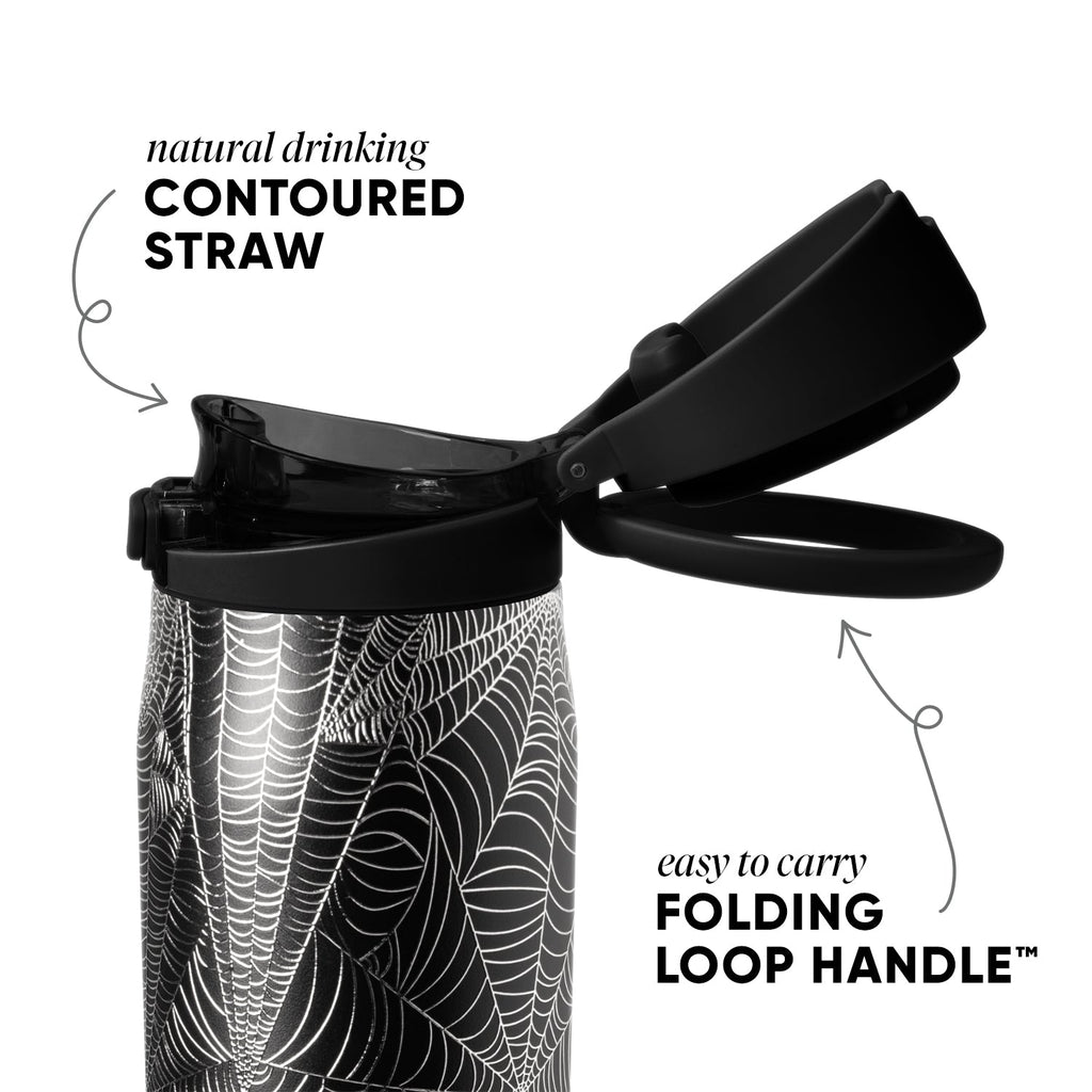 Reusable Drink Bottle, Mesa Loop with Covered Straw, Stainless Steel Construction for Work, Travel and Everyday Hydration image 2