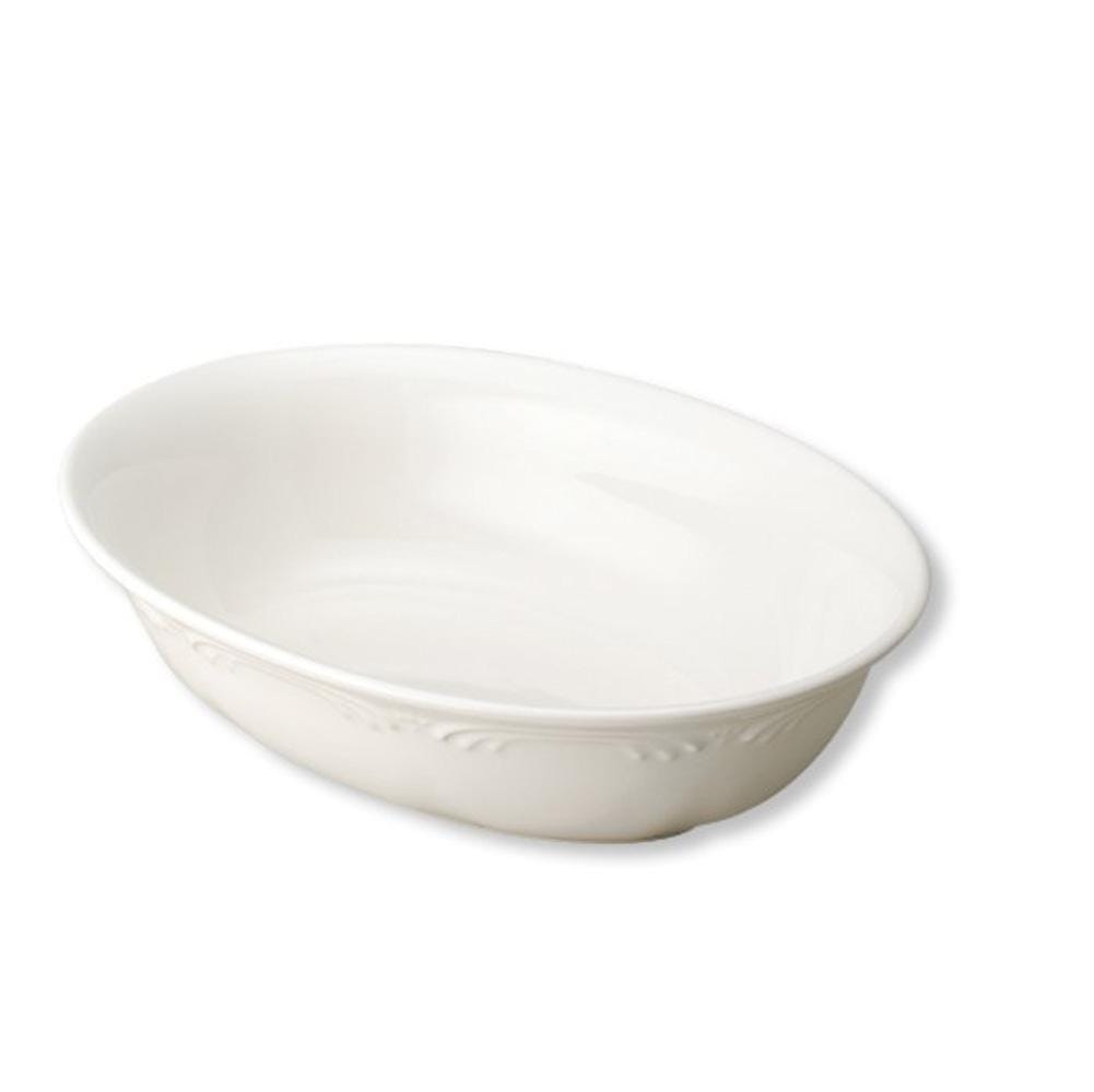 Dinnerware, Filigree Oval Vegetable Bowl, Dishwasher-Safe Care for Family Dining, Serving and Entertaining image 2