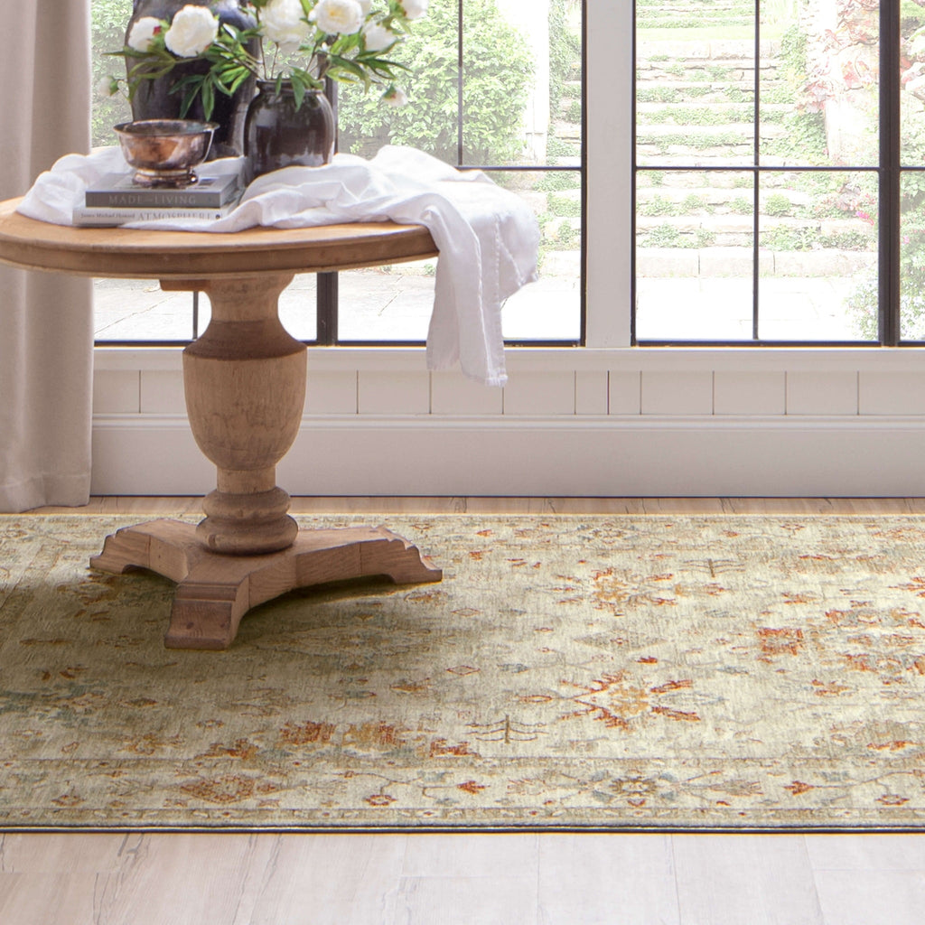 Area Rug, Adalia Tunceli Cream for Hallways, Dining Spaces and Home Decor, 7 Size Options, Designed for Living Rooms, Bedrooms and Entryways image 2