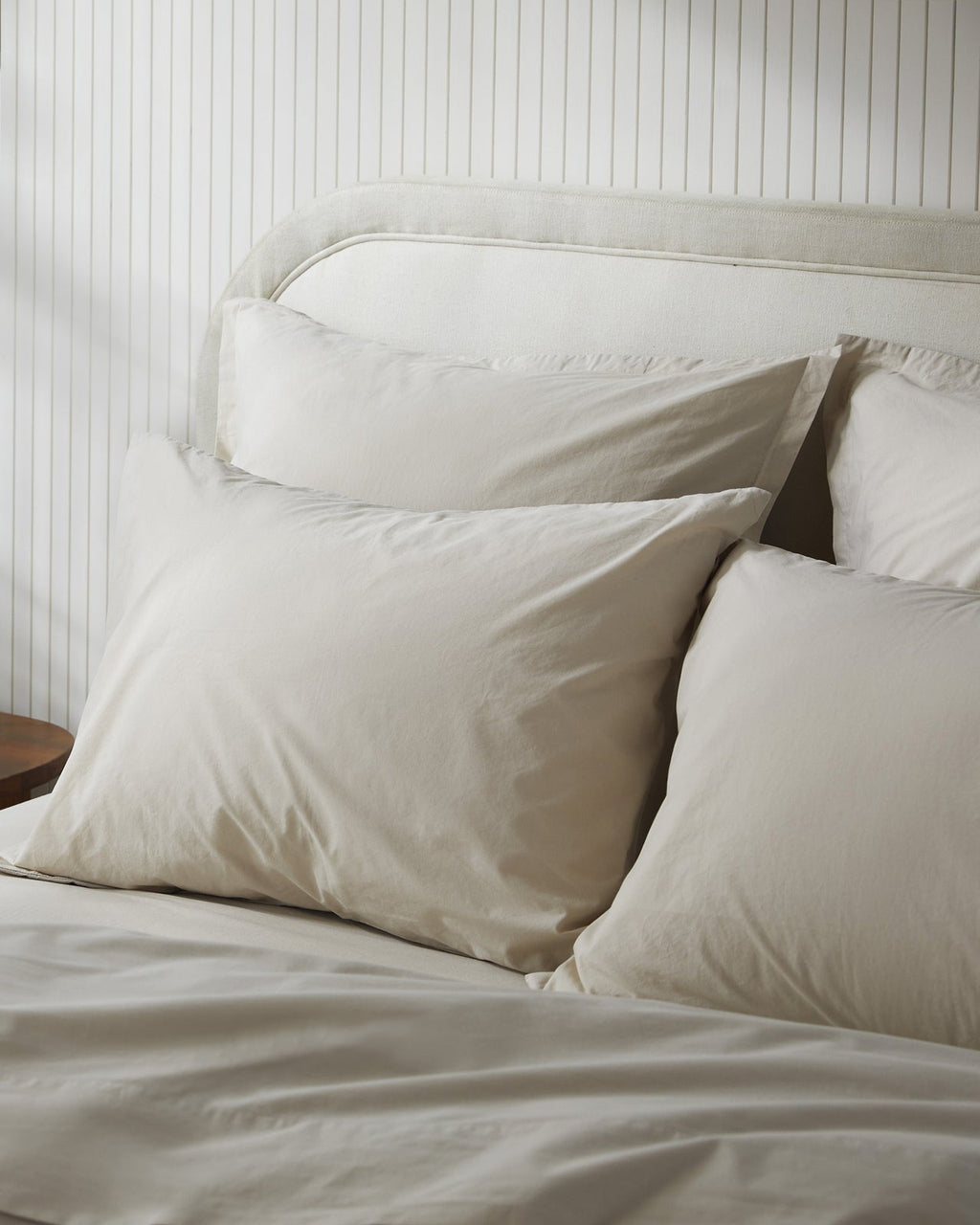 Pillowcase Set, Brushed Cotton (Bone) for Everyday Bedding and Bedroom Refreshes, 2 Size Options image 2