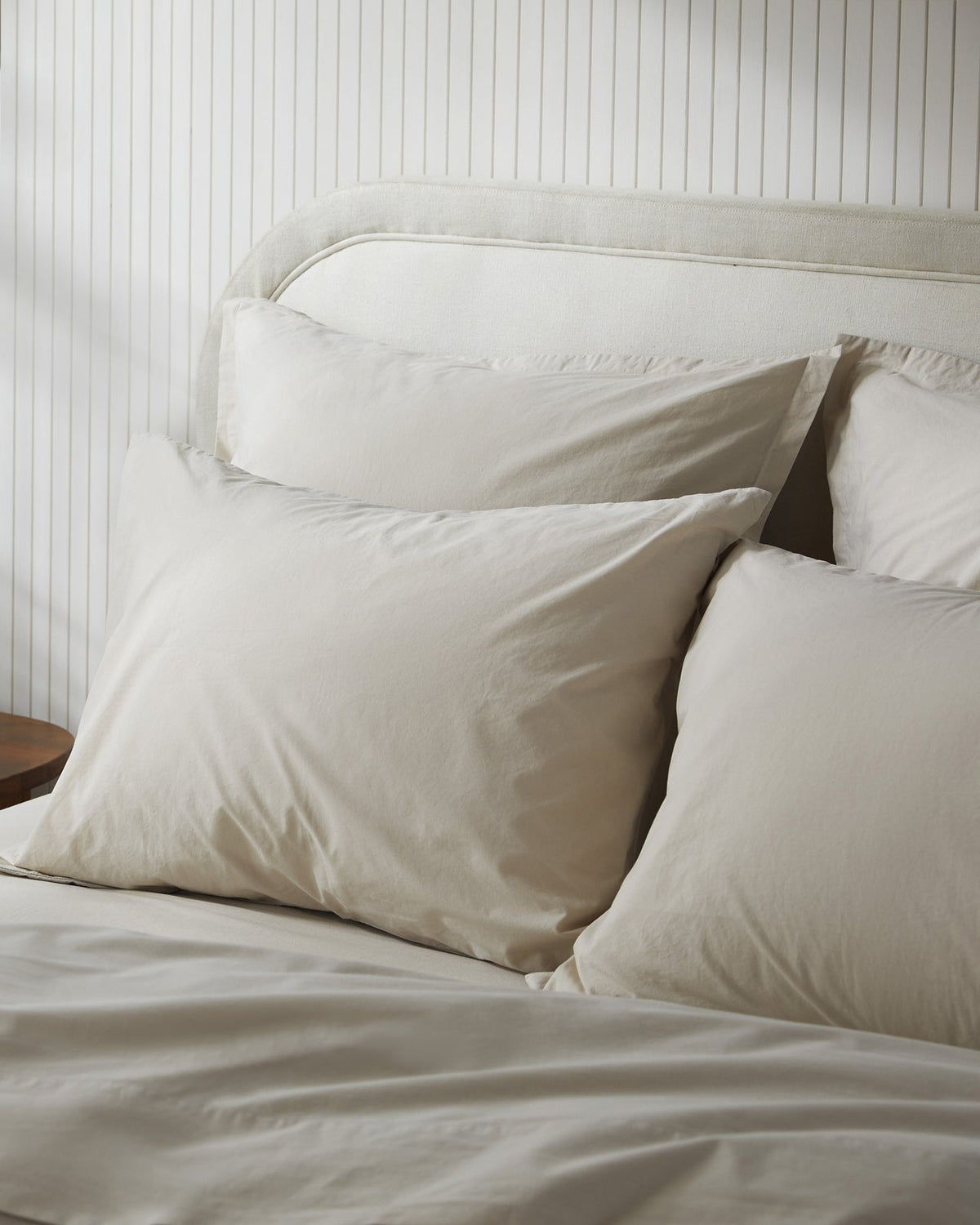 Pillowcase Set, Brushed Cotton (Bone) for Everyday Bedding and Bedroom Refreshes, 2 Size Options image 2