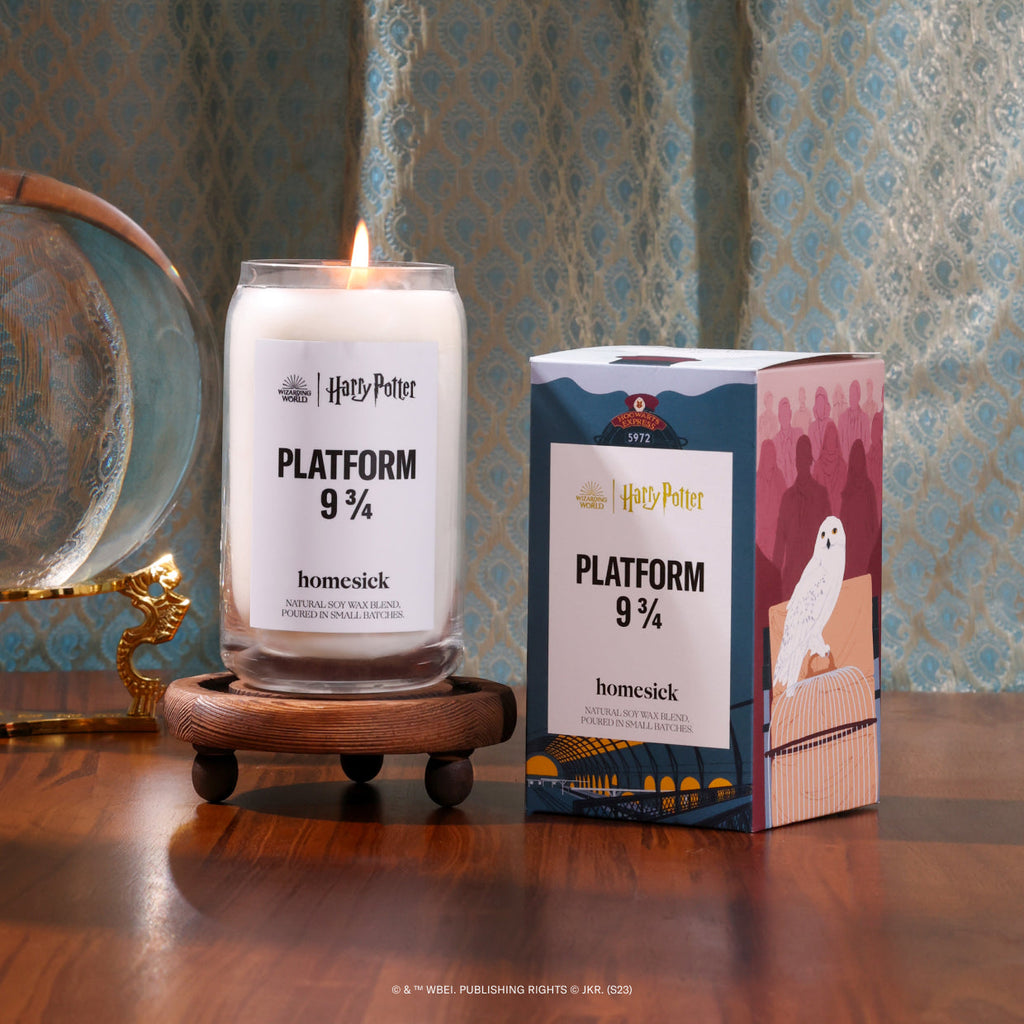 Scented Candle, Harry Potter Platform 9 ¾ for Living Room Ambience, Mantel Displays and Home Fragrance image 2