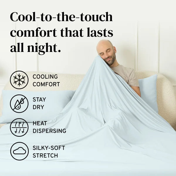 Duvet Cover, ChillSide Cooling, Machine-Washable Care for Bedroom Layering, Comforter Covers and Everyday Bedding image 2