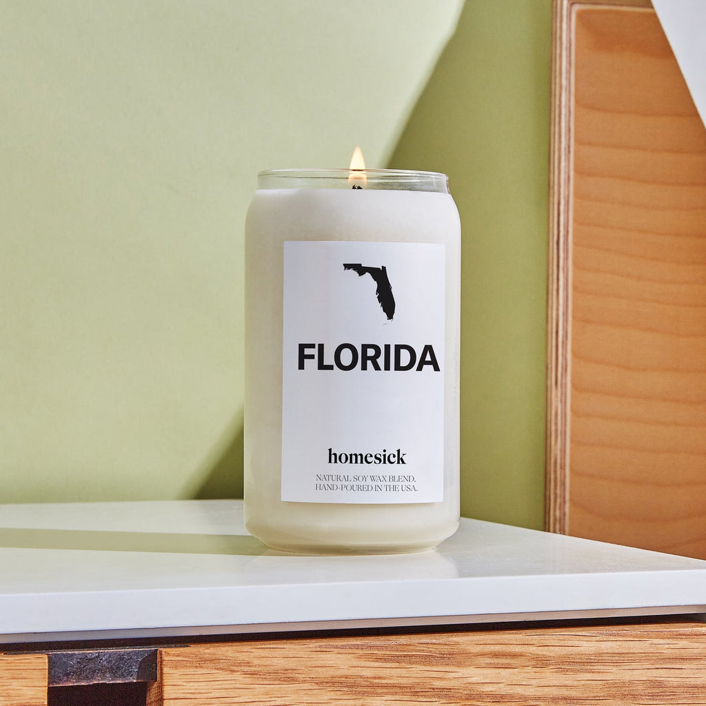 Scented Candle, Florida, Vanilla and Amber Notes for Room Fragrance, Living Spaces and Relaxing Home Ambience image 2