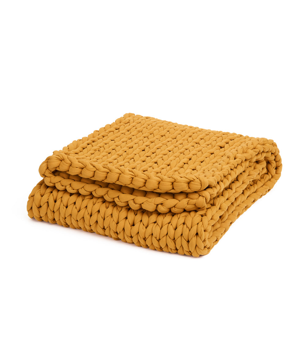 Cozy Throw Blanket, Cotton Weighted for Sofas, Beds and Relaxing at Home, 32 Color Options image 2