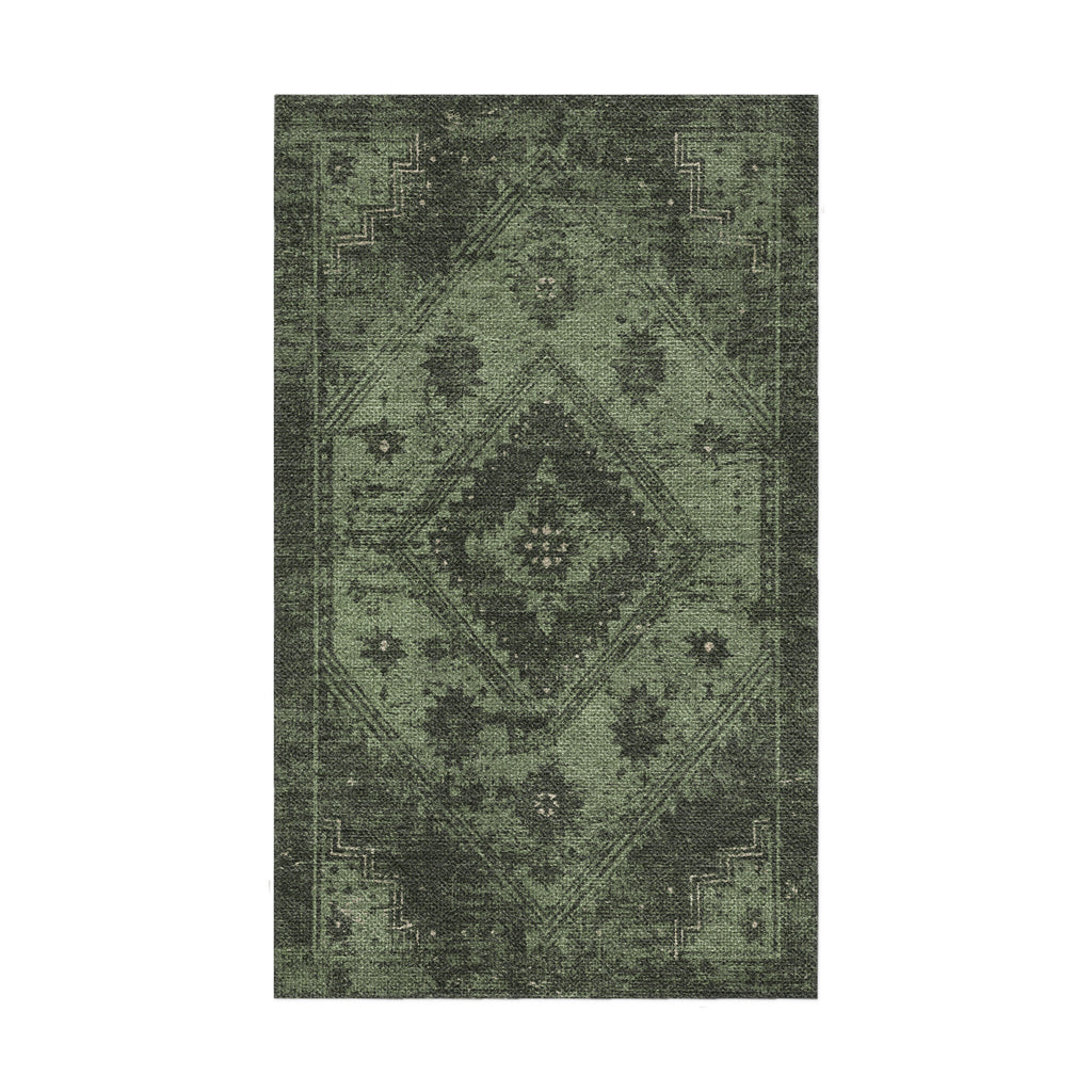 Area Rug, Montezuma Green for Living Rooms, Bedrooms and Entryways, 10 Size Options, Designed for Hallways, Dining Spaces and Home Decor image 2