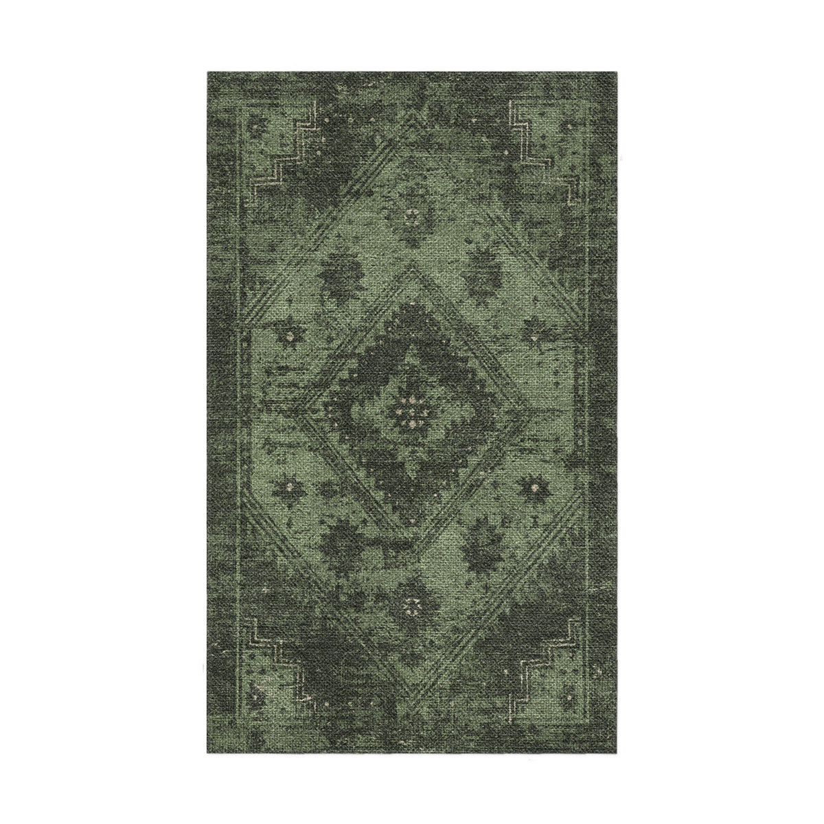 Area Rug, Montezuma Green for Living Rooms, Bedrooms and Entryways, 10 Size Options, Designed for Hallways, Dining Spaces and Home Decor image 2