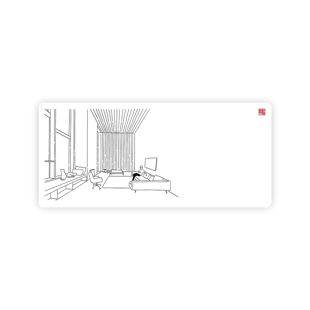 Desk Mat, Studio Deskpad for Workspaces, Desks and Everyday Productivity, Designed for Home Offices, Gaming and Daily Computer Work image 2