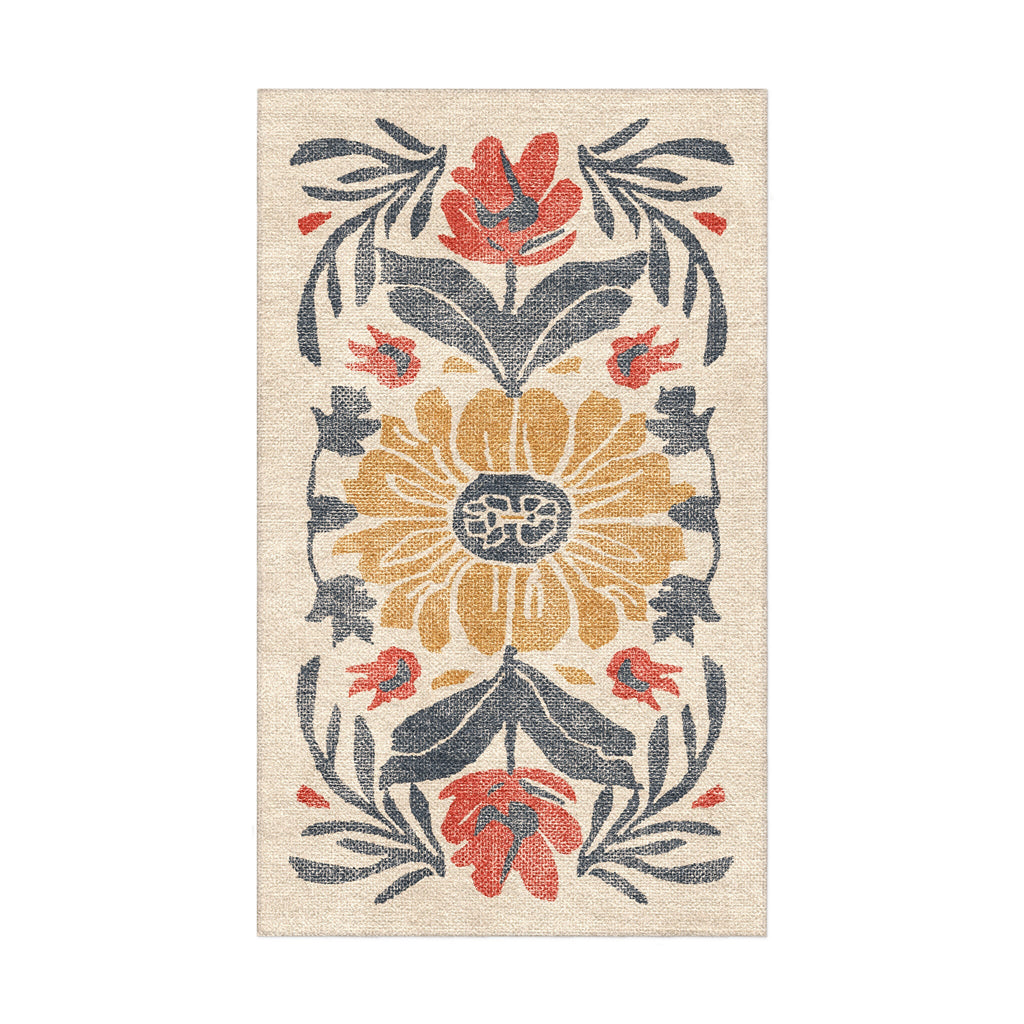 Area Rug, Corriana Navy & Red for Living Rooms, Bedrooms and Entryways, 10 Size Options, Designed for Hallways, Dining Spaces and Home Decor image 2