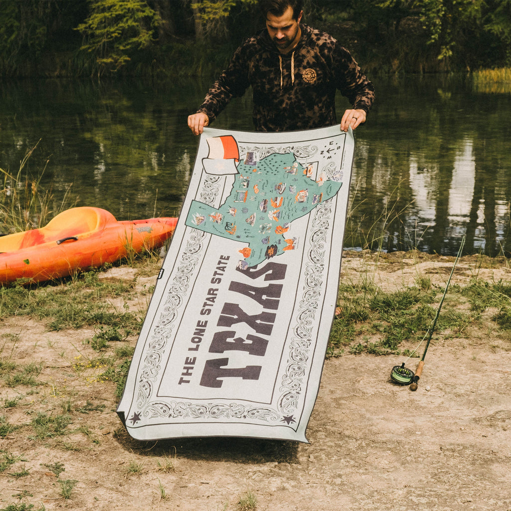 Bath Linen, Original Towel: Texas Map for Daily Bathroom Routines and Guest Baths, Designed for Home Bathrooms and Everyday Care image 2