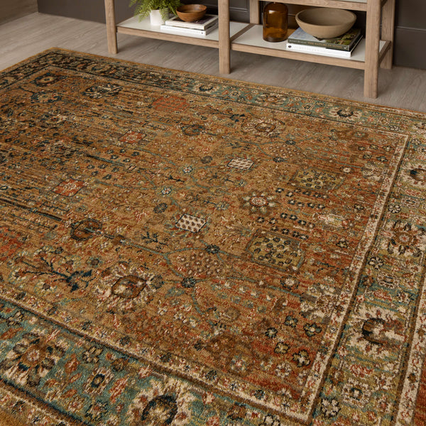 Area Rug, Spice Market Myanmar Tobacco for Living Rooms, Bedrooms and Entryways, 5 Size Options image 2