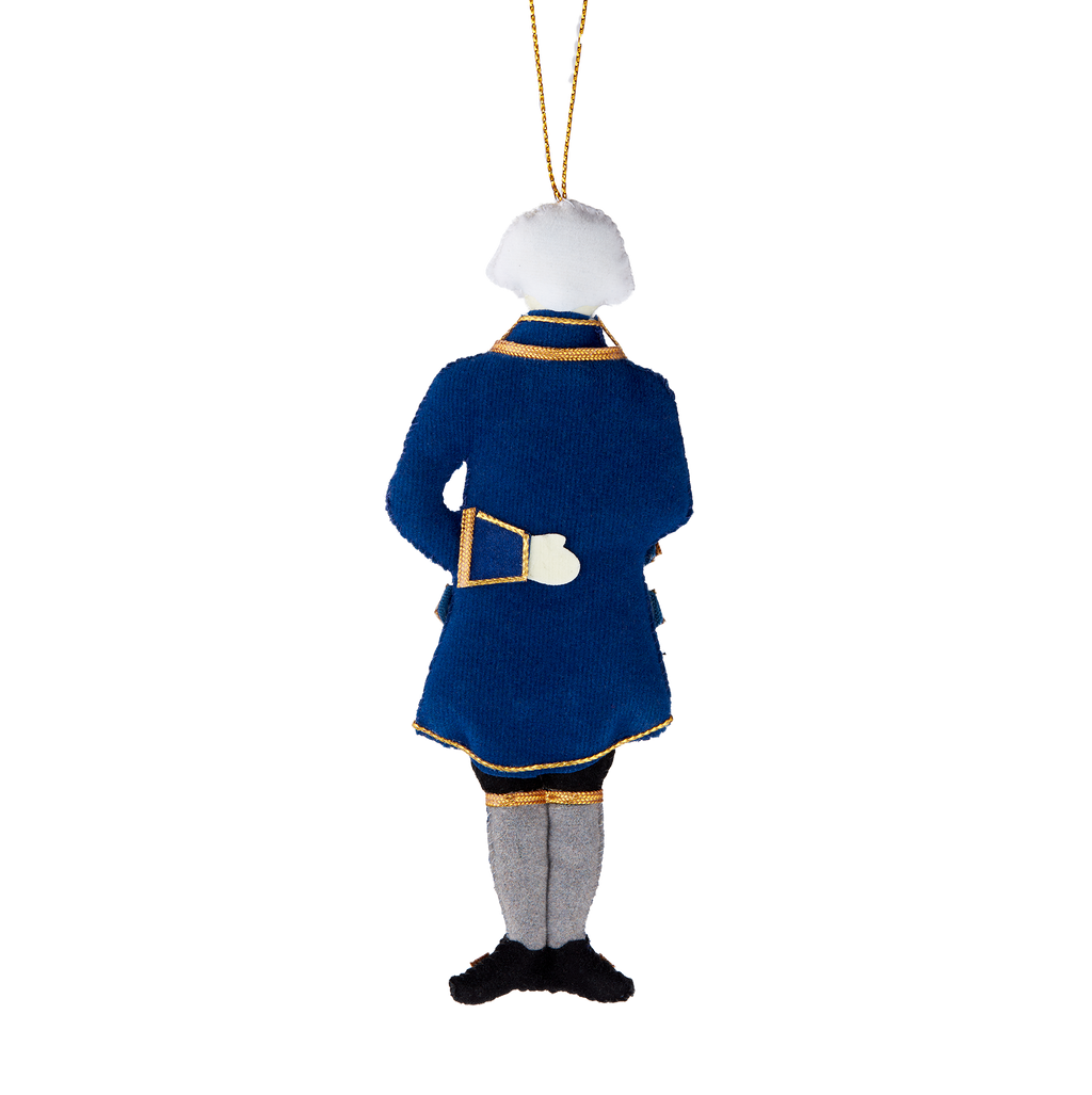 Seasonal Home Decor, James Madison Ornament for Holiday Displays, Shelves and Festive Rooms image 2