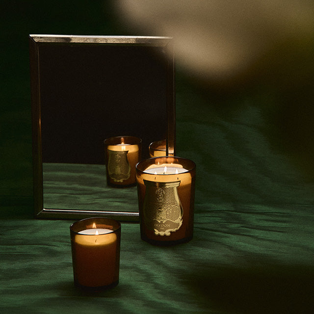 Decorative Candle, Altair Small (Oud & Peony) for Entryways, Mantels and Everyday Home Ambience image 2