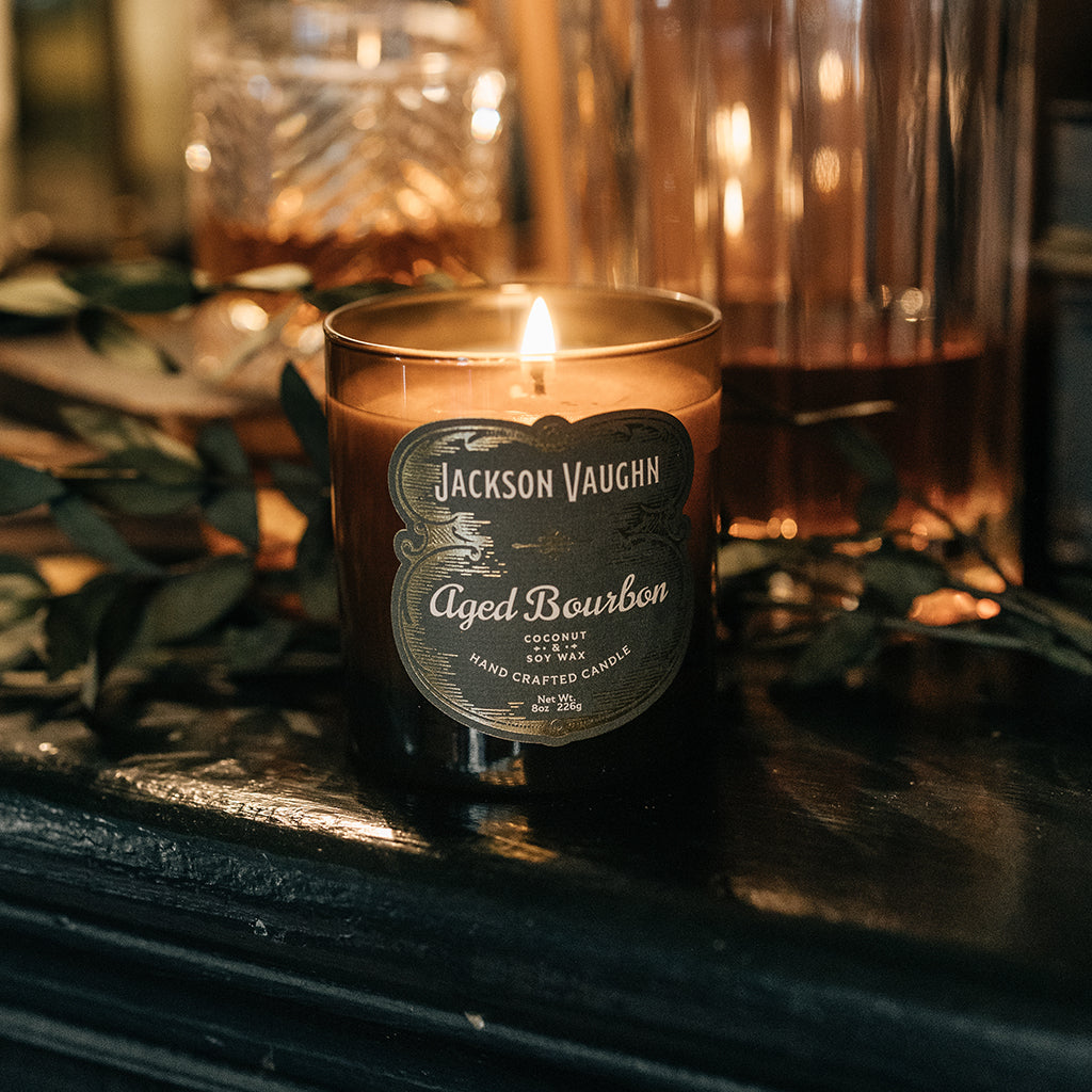 Decorative Candle, Aged Bourbon for Living Rooms, Bedrooms and Relaxing Evenings, Designed for Entryways, Mantels and Everyday Home Ambience image 2