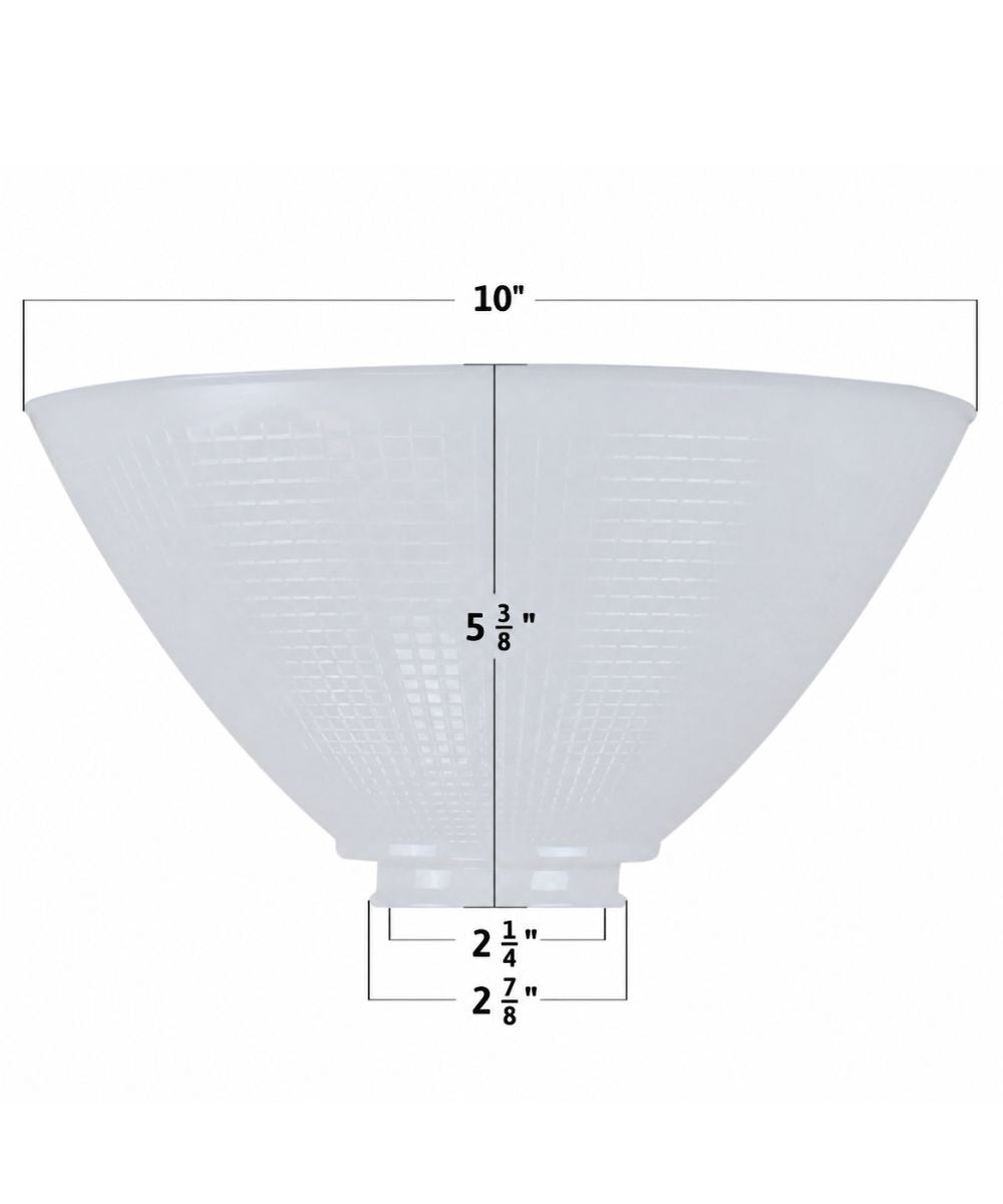 Lamp Shade, 10 Inch Diameter Reflector Type Replacement for Lamp Replacement, Reading Corners and Living Spaces image 2