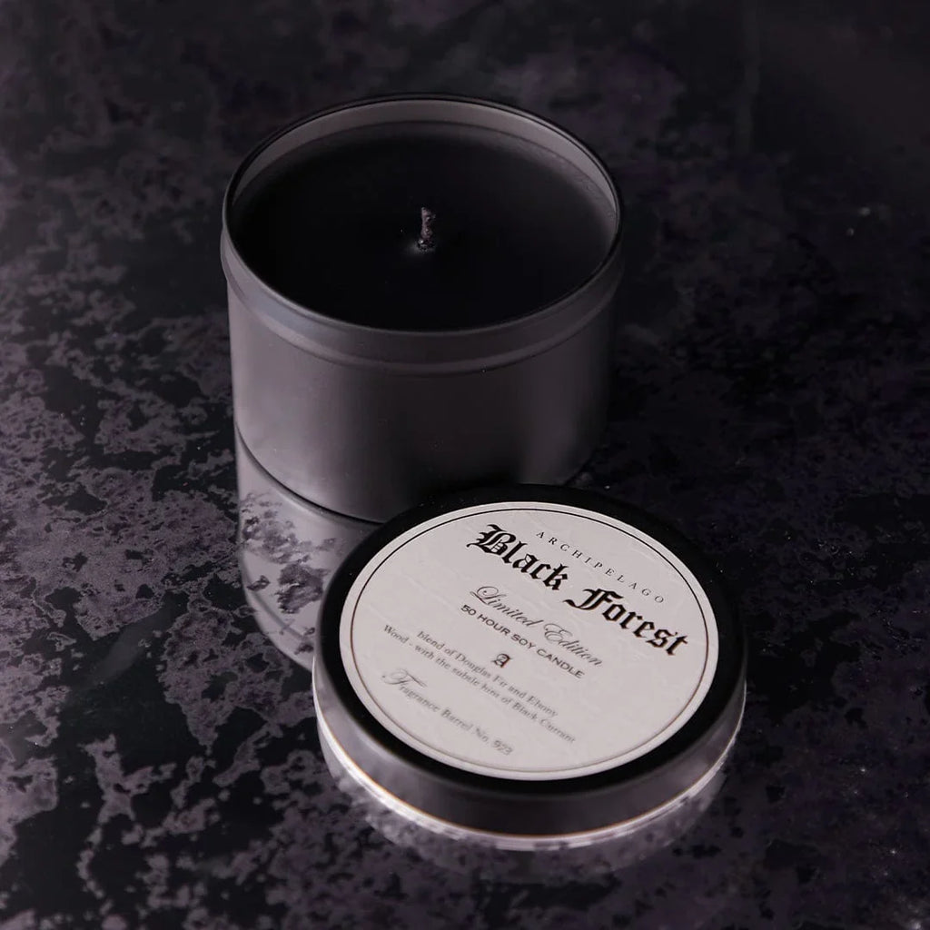 Decorative Candle, Black Forest Tin for Entryways, Mantels and Everyday Home Ambience, Designed for Everyday Home Use image 2