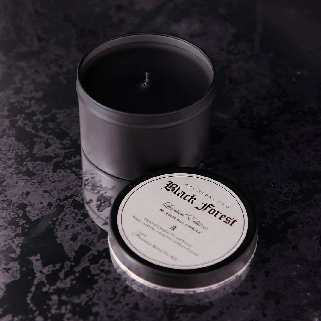 Decorative Candle, Black Forest Tin for Entryways, Mantels and Everyday Home Ambience, Designed for Everyday Home Use image 2