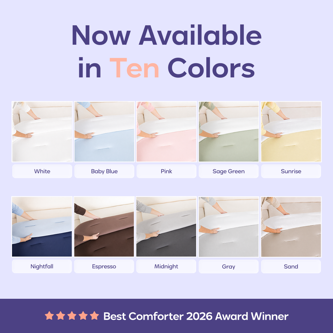 Bed Comforter, MarshMellow for Year-Round Bedroom Comfort and Restful Sleep, 3 Sizes and 10 Colors image 2