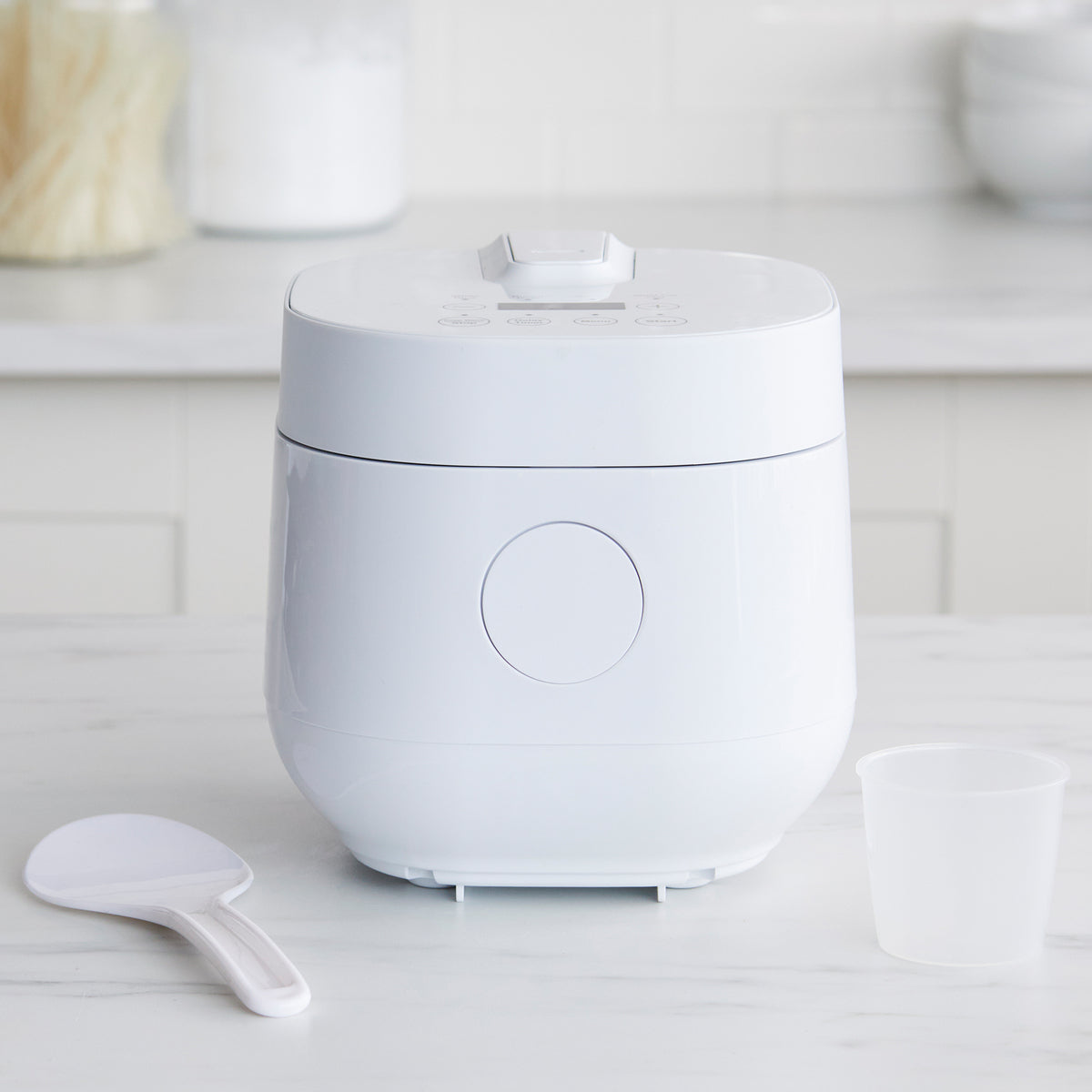Drinkware, GreenLife 4 Cup Rice & Grains Cooker White for Everyday Drinks, Home and Entertaining image 2