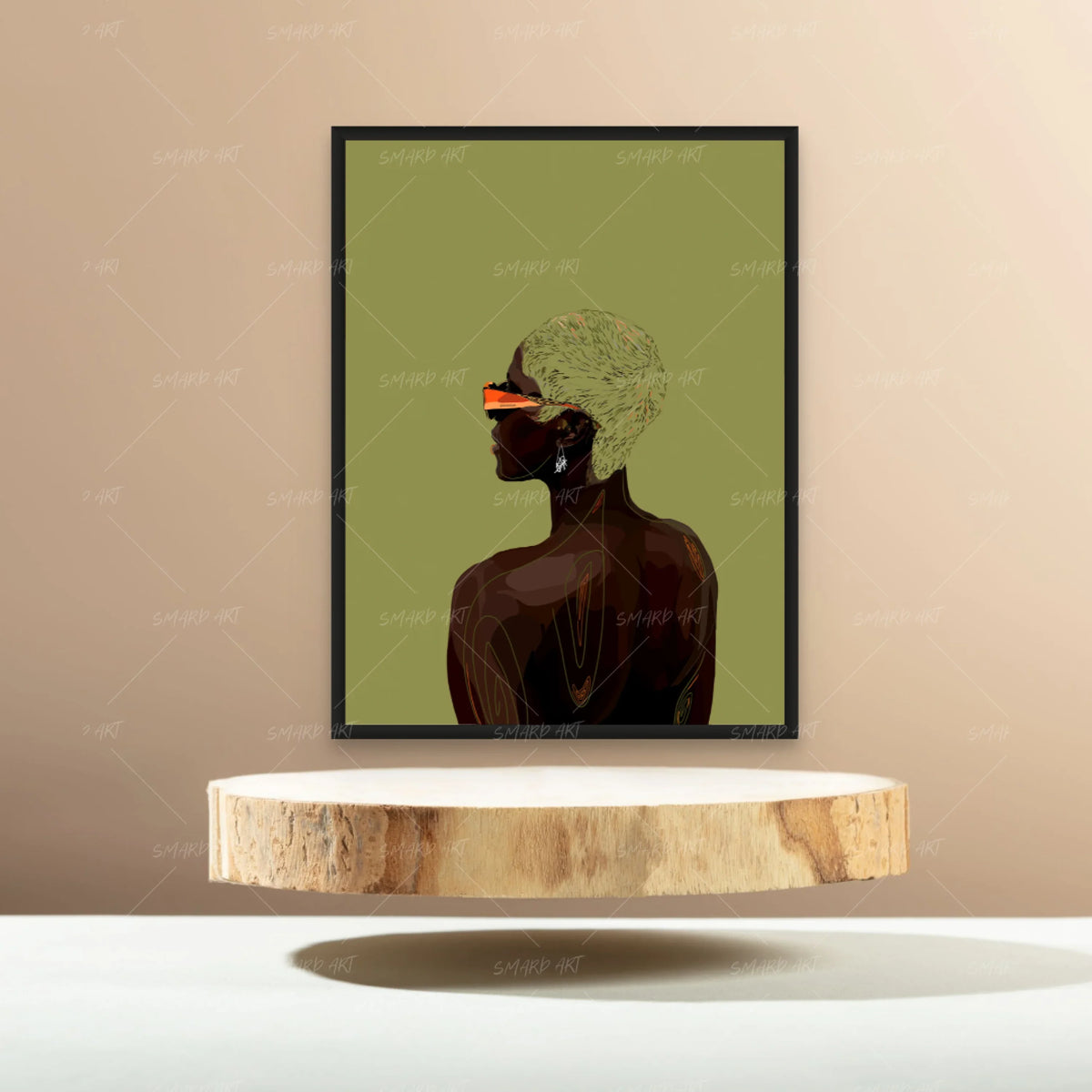 Wall Art Print, Grace 4 for Gallery Walls and Modern Room Decor, 4 Size Options, Designed for Living Rooms, Bedrooms and Home Offices image 2