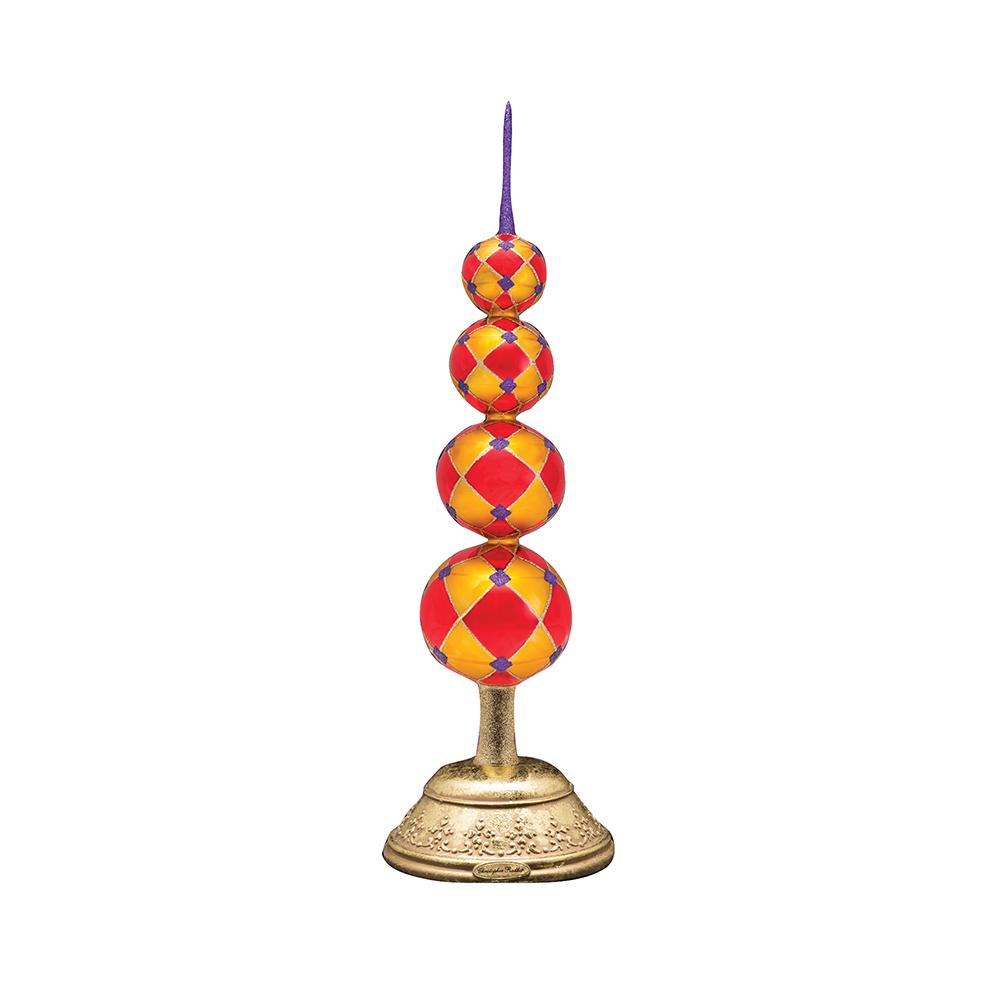 Seasonal Home Decor, Luxe Finial Stand for Mantels, Tables and Seasonal Decorating, Designed for Holiday Displays, Shelves and Festive Rooms image 2